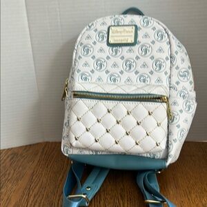Disney Limited, edition grand Floridian, white blue and gold bag backpack 11 x 8